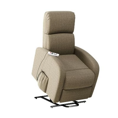 Loy Modern Power Recline and Lift Chair with Heat and Massage - ProLounger Gray Chenille 10 Loy Modern Power Recline and Lift Chair with Heat and Massage - ProLounger Gray Chenille - Image 8
