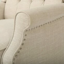 Set of 2 Walter Contemporary Tufted Fabric Recliners - Christopher Knight Home Brown/light Sky/dark Brown -Living Room Chairs store unnamed file 12505