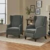 Set of 2 Wescott Contemporary Fabric Recliners - Christopher Knight Home Navy Blue 2 Set of 2 Wescott Contemporary Fabric Recliners - Christopher Knight Home Navy Blue -Living Room Chairs store unnamed file 12535