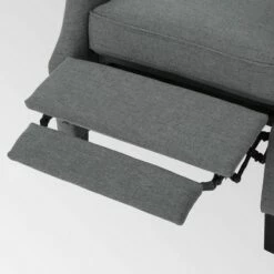 Set of 2 Wescott Contemporary Fabric Recliners - Christopher Knight Home Navy Blue -Living Room Chairs store unnamed file 12539