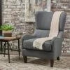 Quentin Sofa Chair - Christopher Knight Home Charcoal