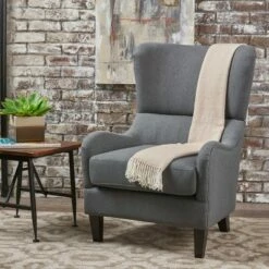 Quentin Sofa Chair - Christopher Knight Home Charcoal