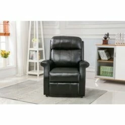 Lehman Black Traditional Lift Chair - Comfort Pointe -Living Room Chairs store unnamed file 12572