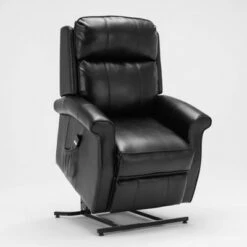 Lehman Black Traditional Lift Chair - Comfort Pointe -Living Room Chairs store unnamed file 12574
