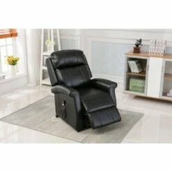 Lehman Black Traditional Lift Chair - Comfort Pointe -Living Room Chairs store unnamed file 12576