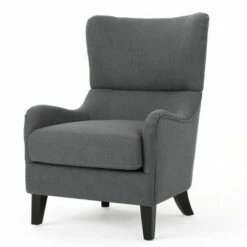 Quentin Sofa Chair - Christopher Knight Home Charcoal -Living Room Chairs store unnamed file 1258