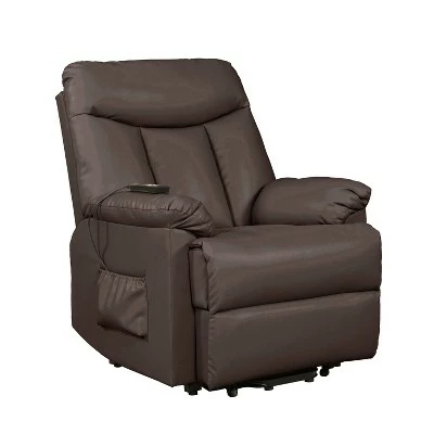 Renu Wall Hugger Power Lift Reclining Chair Brown - Prolounger 5 Renu Wall Hugger Power Lift Reclining Chair Brown - Prolounger - Image 3