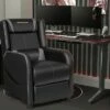 Costway Massage Gaming Recliner Chair Single Living Room Sofa Home Theater Seat PurpleGray