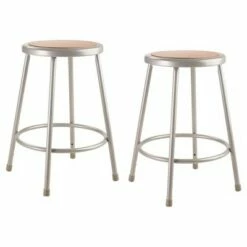 National Public Seating 2pk Heavy Duty Steel Barstool Gray - Hampton Collection -Living Room Chairs store unnamed file 126