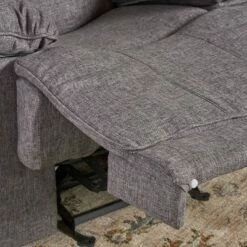 Estrada Contemporary Glider Recliner - Christopher Knight Home Navy Blue Tweed -Living Room Chairs store unnamed file 12608