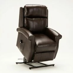 Lehman Brown Traditional Lift Chair - Comfort Pointe -Living Room Chairs store unnamed file 12618