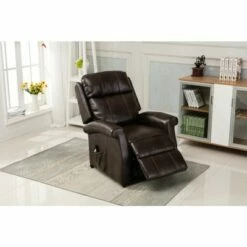 Lehman Brown Traditional Lift Chair - Comfort Pointe -Living Room Chairs store unnamed file 12620