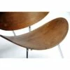 Set of 2 Reaves Effect Mid Century Modern Accent Chairs Brown/Metal Finish - Baxton Studio -Living Room Chairs store unnamed file 1263