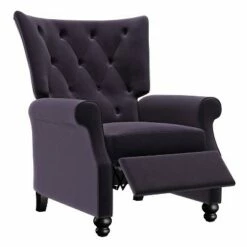 Pia Push Back Recliner - ProLounger Purple -Living Room Chairs store unnamed file 12657