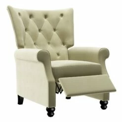 Pia Push Back Recliner - ProLounger Purple -Living Room Chairs store unnamed file 12658