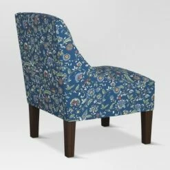 Hudson Swoop Armchair - Threshold™ Whisp Floral Navy Ochre -Living Room Chairs store unnamed file 1268