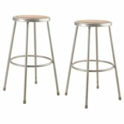 National Public Seating 2pk Heavy Duty Steel Barstool Gray - Hampton Collection -Living Room Chairs store unnamed file 127