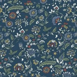 Hudson Swoop Armchair - Threshold™ Whisp Floral Navy Ochre -Living Room Chairs store unnamed file 1270