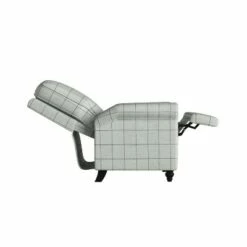 Lehnor Pushback Recliner Chair Woven - ProLounger Checked Black -Living Room Chairs store unnamed file 12707