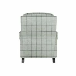 Lehnor Pushback Recliner Chair Woven - ProLounger Checked Black -Living Room Chairs store unnamed file 12708