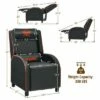 Costway Massage Gaming Recliner Chair Leather Single Sofa Home Theater Seat -Living Room Chairs store unnamed file 12772