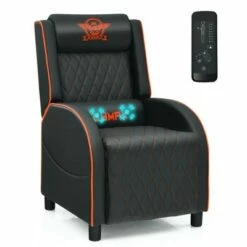 Costway Massage Gaming Recliner Chair Leather Single Sofa Home Theater Seat 24 Costway Massage Gaming Recliner Chair Leather Single Sofa Home Theater Seat -Living Room Chairs store unnamed file 12781