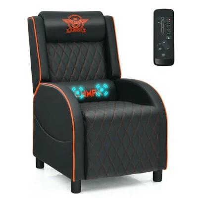 Costway Massage Gaming Recliner Chair Leather Single Sofa Home Theater Seat 12 Costway Massage Gaming Recliner Chair Leather Single Sofa Home Theater Seat - Image 10