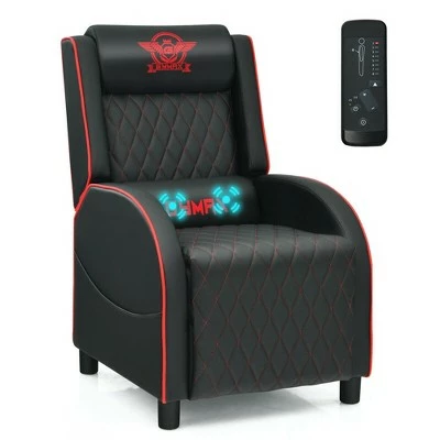 Costway Massage Gaming Recliner Chair Leather Single Sofa Home Theater Seat 14 Costway Massage Gaming Recliner Chair Leather Single Sofa Home Theater Seat - Image 12