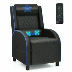 Costway Massage Gaming Recliner Chair Leather Single Sofa Home Theater Seat 27 Costway Massage Gaming Recliner Chair Leather Single Sofa Home Theater Seat -Living Room Chairs store unnamed file 12784