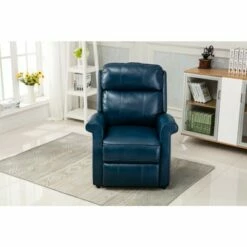 Lehman Navy Blue Traditional Lift Chair - Comfort Pointe -Living Room Chairs store unnamed file 12787