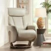 BenchMaster Augusta Taupe Faux Leather 4-Way Recliner Chair -Living Room Chairs store unnamed file 12804