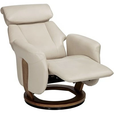 BenchMaster Augusta Taupe Faux Leather 4-Way Recliner Chair 8 BenchMaster Augusta Taupe Faux Leather 4-Way Recliner Chair - Image 6