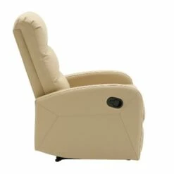 Dormi Contemporary Upholstered Recliner Chair - LumiSource Light Gray