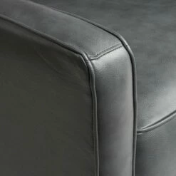 Elm Lane Lounge Recliner Chair Gray Genuine Leather 3-Way for Living Room -Living Room Chairs store unnamed file 12836