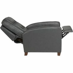 Elm Lane Lounge Recliner Chair Gray Genuine Leather 3-Way for Living Room -Living Room Chairs store unnamed file 12839