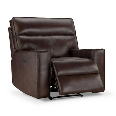 Easley Leather Power Reclining Chair - Abbyson Living Camel 5 Easley Leather Power Reclining Chair - Abbyson Living Camel - Image 3