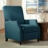 Studio 55D Bold Blue Recliner Chair Modern Armchair Comfortable Push Back Manual Reclining Footrest Bedroom Living Room Reading 2 Studio 55D Bold Blue Recliner Chair Modern Armchair Comfortable Push Back Manual Reclining Footrest Bedroom Living Room Reading -Living Room Chairs store unnamed file 12857
