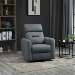 HomCom Manual Recliner Linen Swivel Rocker Chair 17 HomCom Manual Recliner Linen Swivel Rocker Chair -Living Room Chairs store unnamed file 12871