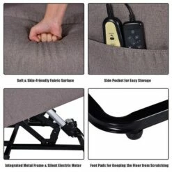 Costway Electric Power Lift Massage Chair Recliner Sofa Fabric Padded Seat Home -Living Room Chairs store unnamed file 12888