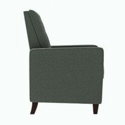 Nya Button Tufted Pushback Accent Chair - ProLounger Textured Gray -Living Room Chairs store unnamed file 12893