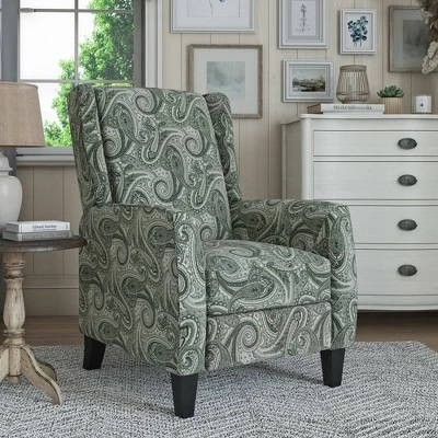 Lani 2 Position Pushback Recliner Chair Linen - ProLounger Heather Gray 5 Lani 2 Position Pushback Recliner Chair Linen - ProLounger Heather Gray - Image 3