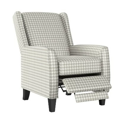 Lani 2 Position Pushback Recliner Chair Linen - ProLounger Heather Gray 10 Lani 2 Position Pushback Recliner Chair Linen - ProLounger Heather Gray - Image 8