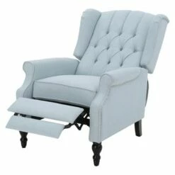 Walter Recliner Club Chair - Christopher Knight Home Light Gray -Living Room Chairs store unnamed file 12935