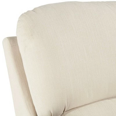 Elm Lane Soho Ivory Recliner Chair Modern Armchair Comfortable Push Manual Reclining Footrest for Bedroom Living Room Reading Home 5 Elm Lane Soho Ivory Recliner Chair Modern Armchair Comfortable Push Manual Reclining Footrest for Bedroom Living Room Reading Home - Image 3