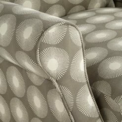 Kensington Hill Gray Fabric Recliner Chair Modern Armchair Comfortable Push Manual Reclining Footrest Bedroom Living Room Reading -Living Room Chairs store unnamed file 12954