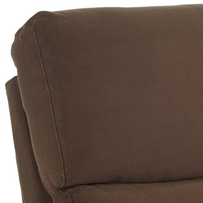 Elm Lane Ultra Suede Godiva Fabric Recliner Chair Modern Armchair Comfortable Push Manual Reclining Footrest Bedroom Living Room 4 Elm Lane Ultra Suede Godiva Fabric Recliner Chair Modern Armchair Comfortable Push Manual Reclining Footrest Bedroom Living Room - Image 2