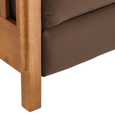 Elm Lane Ultra Suede Godiva Fabric Recliner Chair Modern Armchair Comfortable Push Manual Reclining Footrest Bedroom Living Room 6 Elm Lane Ultra Suede Godiva Fabric Recliner Chair Modern Armchair Comfortable Push Manual Reclining Footrest Bedroom Living Room - Image 4