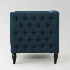 Alira Modern Tufted Armchair Navy Blue - Christopher Knight Home -Living Room Chairs store unnamed file 1299