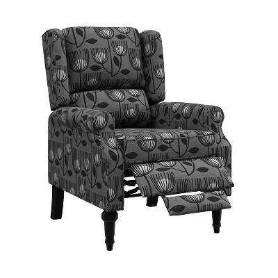 Ani Wingback Pushback Recliner - ProLounger Gray 9 Ani Wingback Pushback Recliner - ProLounger Gray - Image 7