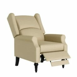 Ani Wingback Pushback Recliner - ProLounger Gray 26 Ani Wingback Pushback Recliner - ProLounger Gray -Living Room Chairs store unnamed file 13002